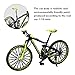 Kakalote Mini Finger Bikes, 1:10 Scale Alloy Mountain Bicycle Model Desktop Decoration Crafts for Cycling Lovers Birthday Party Gifts(Red)