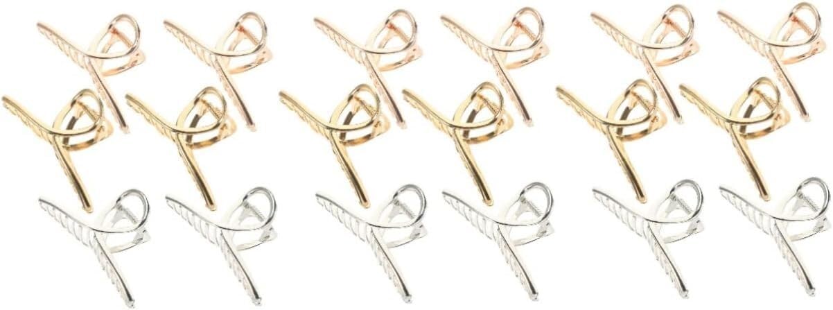 Fermagli for capelli Artiglio 6 pezzi Fermagli for capelli decorativi Mollette for capelli for ragazze Fermagli for artigli in metallo Fermagli for capelli for ragazze Fermagli for capelli for donne F