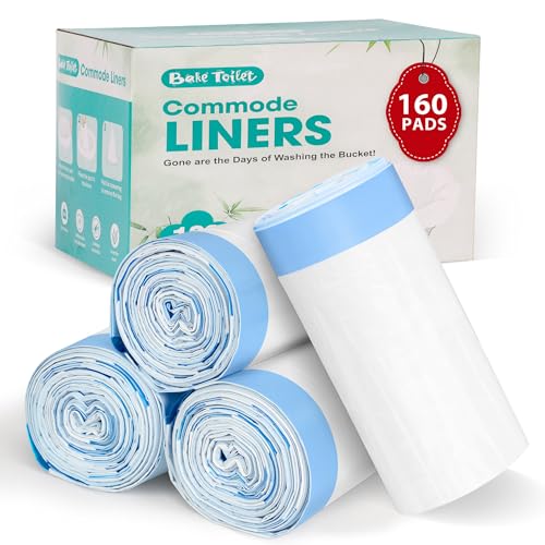 BakeToilet Disposable Commode Liners 160ct