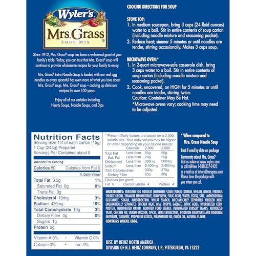 Image of Mrs. Grass Extra Noodles Soup Mix, 2 ct Pack