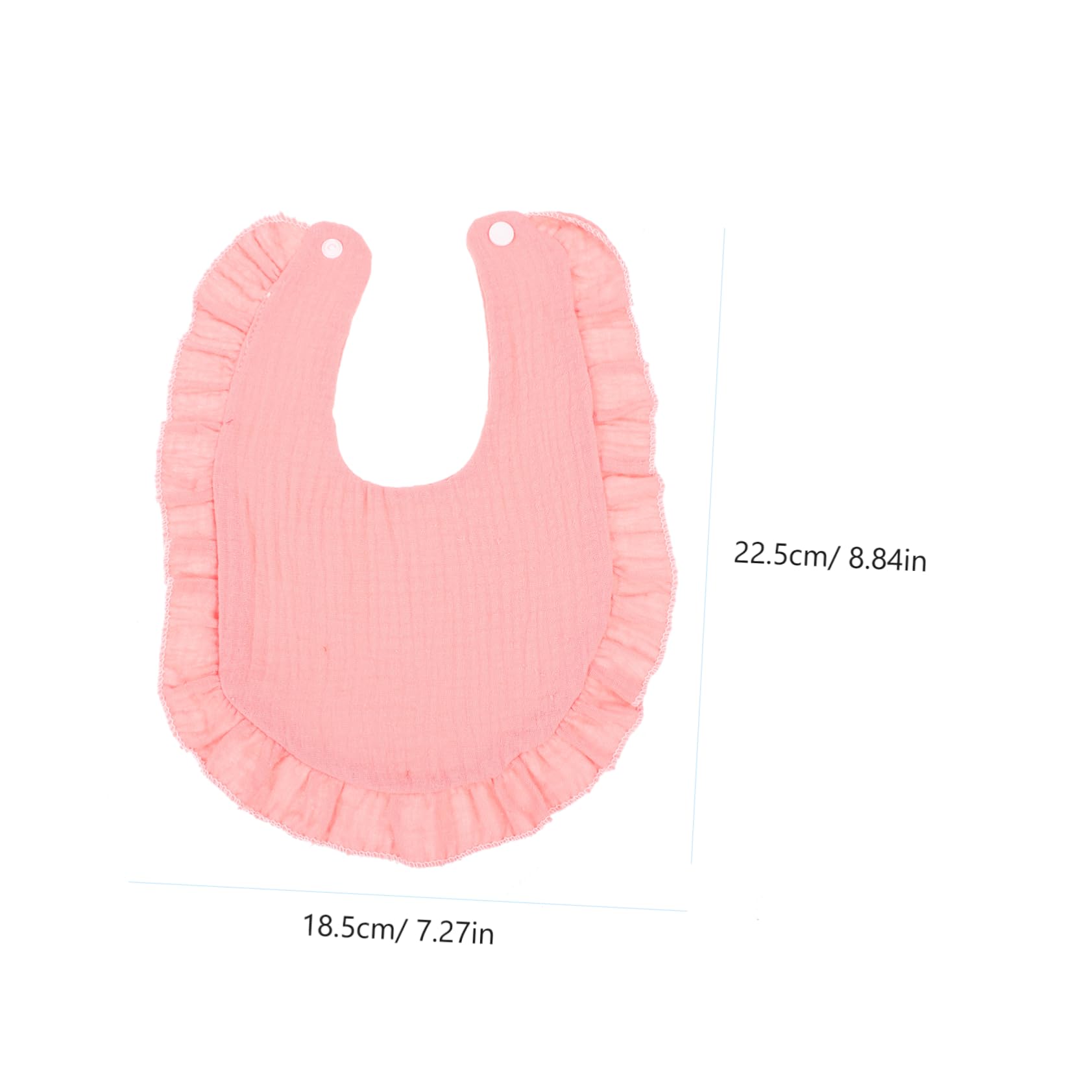 4 piezas Baberos de Algodón Impermeables para Bebés Baberos para Niñas Diseño Ligero y Práctico