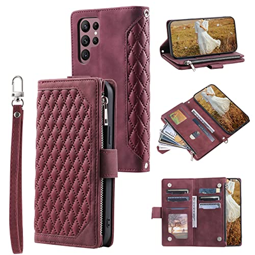 Etui portefeuille Samsung S26 Ultra clapet rabat magnétique