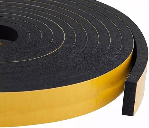 StickersLab - Profilo Gomma Mousse Aerstop® SE32CE adesivo (15mm x 2mm x 10MT)