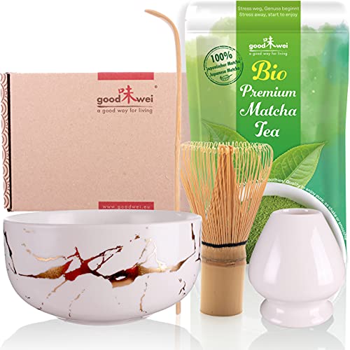 Set Per La Cerimonia Del Tè Matcha Giapponese: Ciotola In