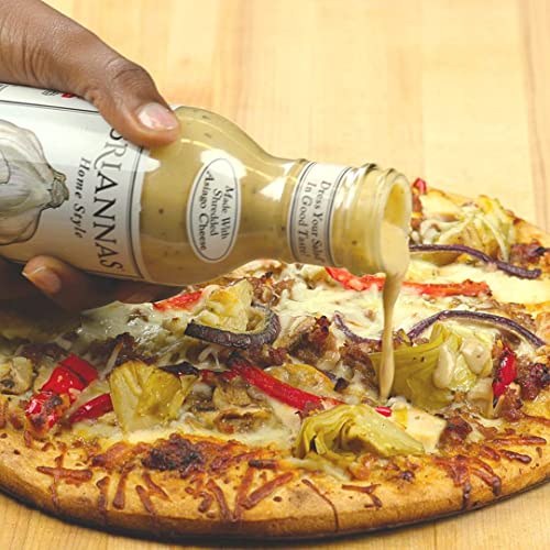 Briannas Asiago Caesar Salad Dressing | Gluten Free, Nut Free, Vegetarian | Made In Small Batches - 12 Fl Oz (2 Pack) #TOP2