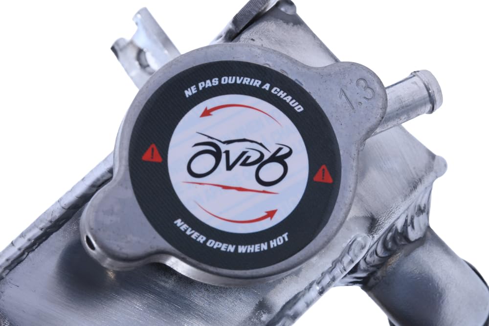 avdb-moto Radiadore Agua compatible con YAMAHA DT/DTR 125 1988-2008, DT125 RE 1997-1999, DT125 1974-1987 Racing Ultra-Reforzado (aluminio)