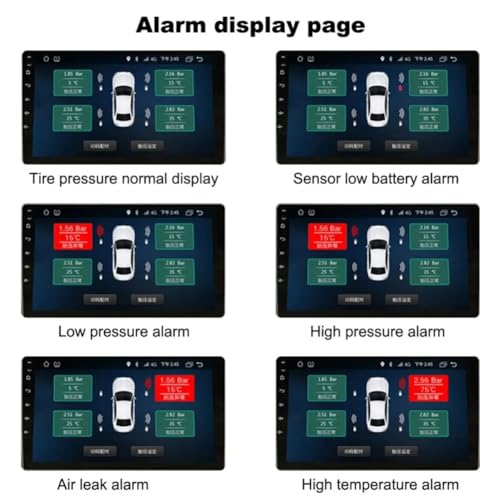 TPMS Android USB évitez les crevaisons alarme pression pneus - 6