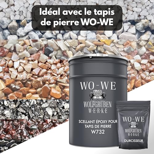 Scellant pour tapis de pierre W732 résine époxy imperméable sol - 7