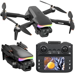 F417PRO Drone with Camera 1080P for Adults Kids, Mini Drone with HD Screen