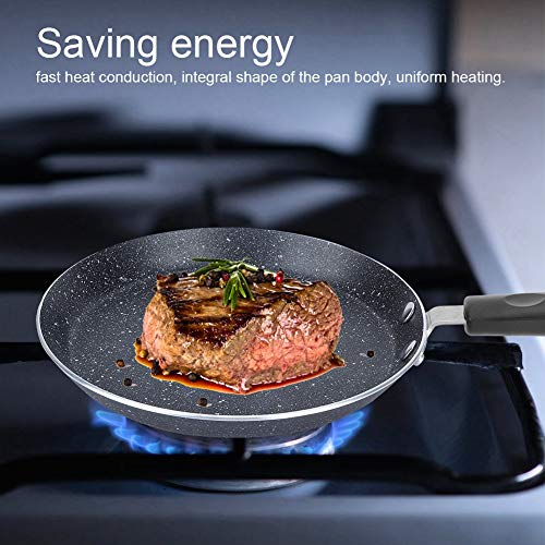 Plplaaoo Non Stick Frying Pan With Handle, Crepe Pan, Induction Cooker Cooking Tool, Radiant Cooker For Breakfast Pancake Egg Pizza, 3 Different Sizes Kitchen Utensils(Small(6In)) #TOP3