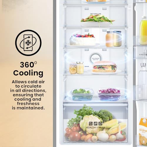 Image of IFB 331L, 2 Star, Tru Convertible 10-in-1, Advanced Inverter Compressor, Frost Free Double Door Refrigerator, 4-Year Machine Warranty (IFBFF-3832DBSET, Brush Grey)