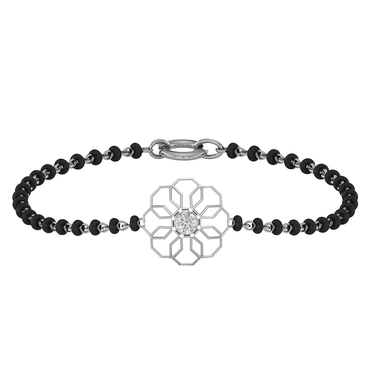 18K Yellow Gold Diamond Bracelet for Women