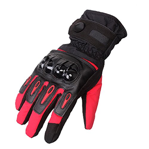 Guantes de moto DOXUNGO unisex impermeables, a prueba de golpes calientes para oto&ntilde o e invierno para pantalla t&aacute ctil