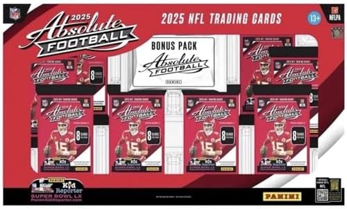 2025 Panini Absolute Football Bundle Box, 8 Bulk Packs, 8 Cards per Pack, 1 Bonus Pack image 2