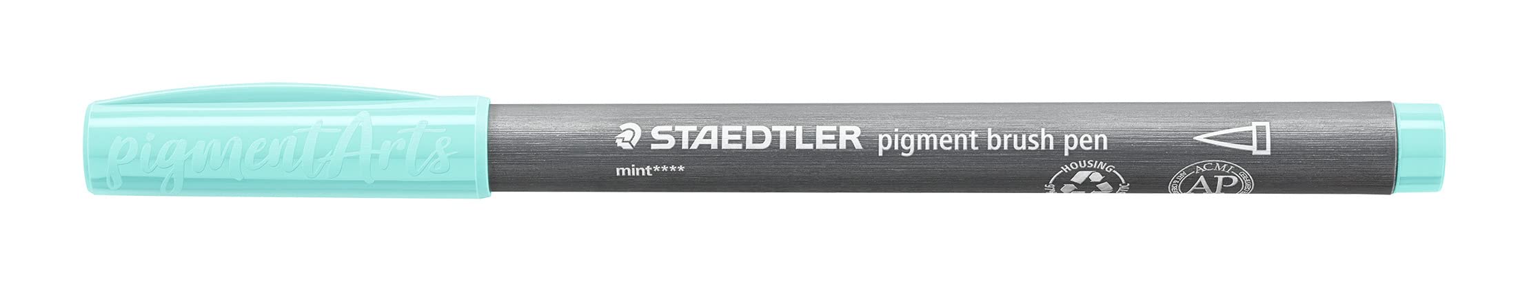 STAEDTLER 371-505 Pigment Arts Brush Pen - Mint (Box of 10), standard - Image 2
