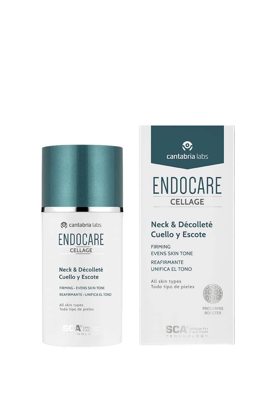 Cantabria Labs Endocare Cellage Cuello y Escote, 80 ML.- Reafirmante diario para la zona del cuello y escote.
