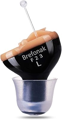 Hearing Amplifier for Seniors Adults Noise-Cancelling - Elderly Listening Assistance Device Products Invisible Voice Sound Amplifiers Hearing Aid Cleaning Brush Included (Black Left)