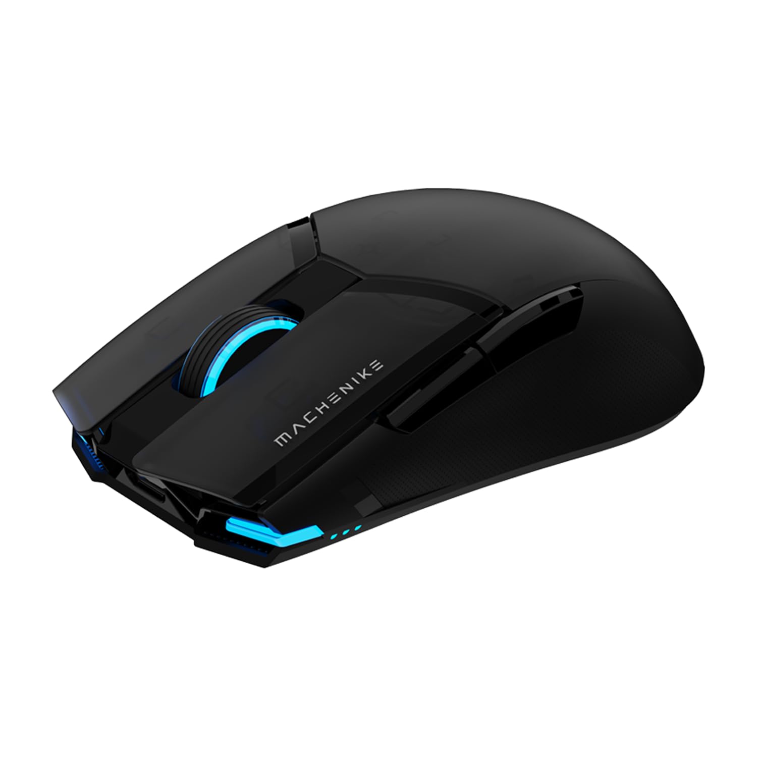 MACHENIKE M7 Pro Gaming Mouse (PAW 3104 Sensor) Wireless/Wired RGB Computer Mouse with 8000 DPI and 6 Programmable Buttons,High Performance Lightweight Gaming Mouse for PC/Mac-Black