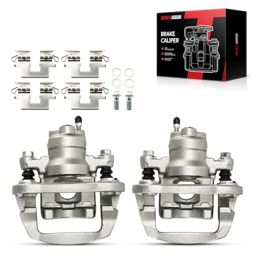 Image of Torchbeam Rear Brake Calipers Set for Toyota 2004-2005 Highlander, Toyota 2006-2007 Highlander 3.3L, Toyota 2006-2007 Highlander 2.4L, Rear Left and Rear Right Calipers Replace # 19B2904+19B2905