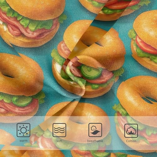 Joisal Cotton Toddler Underwear Floral Colorful Hamburger Little Girl Panties Fun Undies Kids Briefs 2t3