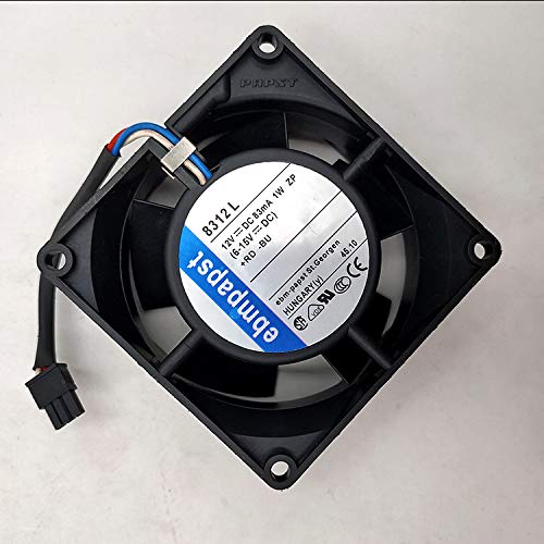 NZNYDNL EBM 8312L 12V 1W 8032 8cm Large Airflow Inverter Fan