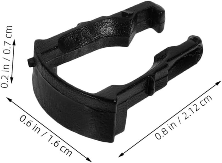 200pcs Black Automotive Line Retaining Clips U-shaped Hose Clips Filter Tubing Clamp Replacement for Car Systems and Easy to Install