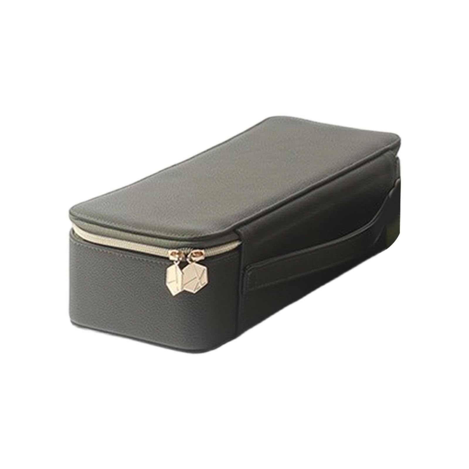 Schmuckschatulle mit mehreren Fächern, reisefreundliches Design, 20 Taschen, PU Materialien, Organizer für Ohrringe, Halsketten, sichere Schließung, Aufbewahrungslösung, PU Schmuck Aufbewahrungsbox