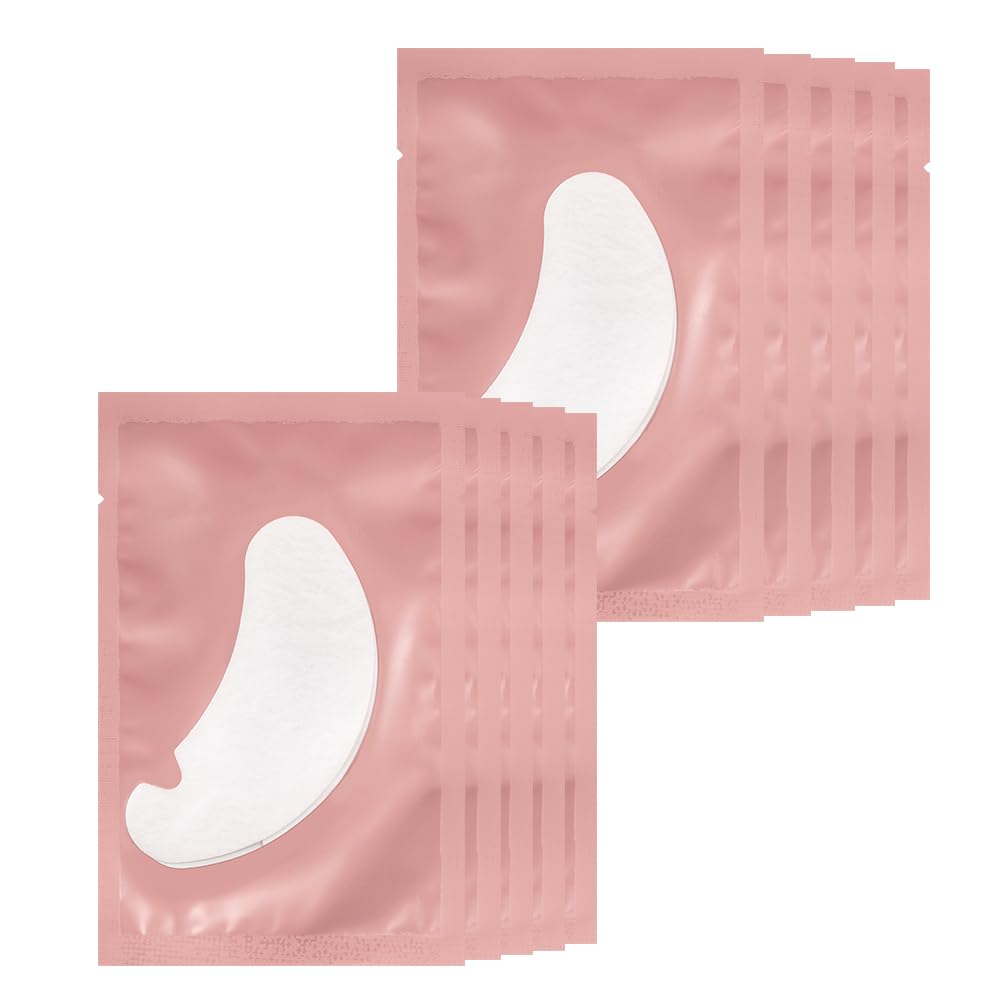 Lunamoon Eye Pads for Eyelash Extension Eyelash Pads U Pads for Eyelash Extension Pad Eyelash Pad Eyelash Colouring Pad Eyelash Lifting Pad Eye Gel Patch for Eyelash Extensions 50 works (U-Pink)