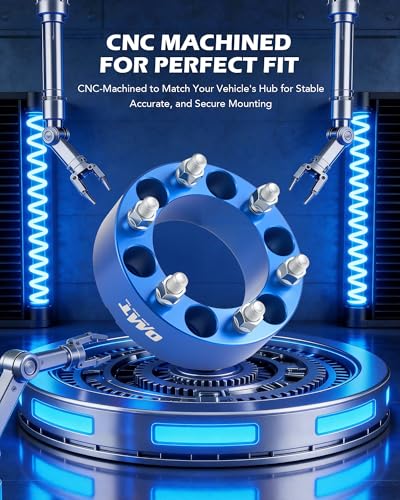 Image of OMT 6x5.5 Wheel Spacers with 108mm Center Hub Bore, Set of 4