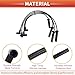 ACROPIX Car Spark Plug Coil Wires Ignition Coil Harness Cable Fit for Chevrolet Cavalier L4 2.2L 1998-2001 No.12192093 - Pack of 4
