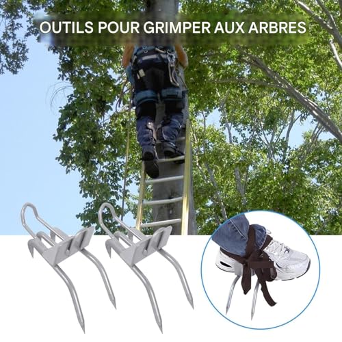 Kit de grimpe d'arbres 2 pièces avec piques et griffes de sécurité - 2