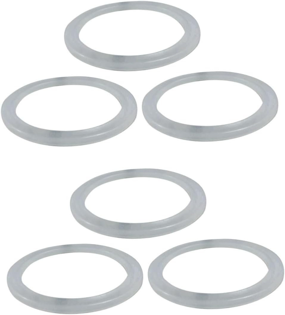 NOLITOY 2sets Sealing Ring for Insulated Cup Silicon Seal Ring Stainless Steel Lid 3pcs*2