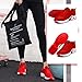 FLARUT Running Shoes Womens Lightweight Fashion Soprt Sneakers Casual Walking Athletic Non Slip(Red, EU38)