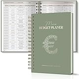 BIROYAL 12 Monate Budget Planner Deutsch - Undatierter Finanzplaner - Spiralbindung Budgetplaner inkl. Achtsamkeit, Reflexion, Einkommen-, Ausgaben Tracker - Budget Planer zur Kontrolle Ihres Geldes