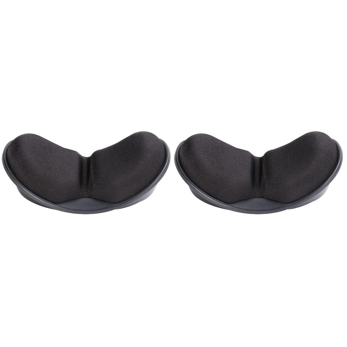 Operitacx 2pezzi Cuscino Ergonomico Per Mouse e Tastiera Con Supporto Per Polso Tappetino Memoria Nero Per Lavoro Ufficio e Gaming Comfort Prolungato Per Uso Quotidiano