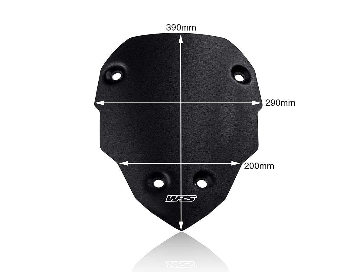 CUPOLINO SPORT NERO OPACO WRS COMPATIBILE CON MULTISTRADA V4 / S / S SPORT / PIKES PEAK 2020-2024