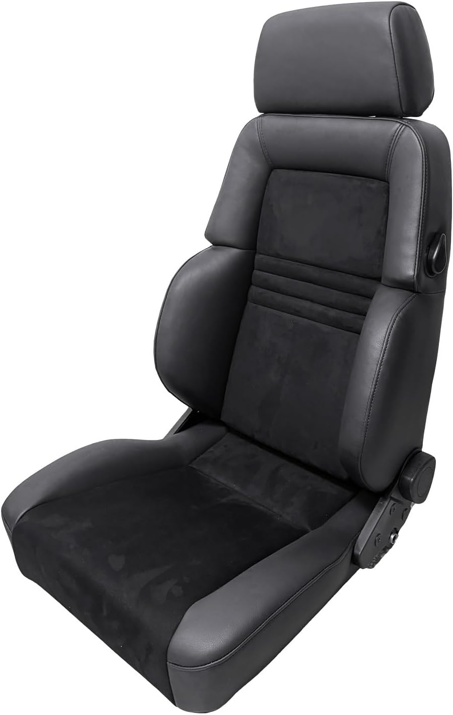 1081B Luxury Racing Bucket Car Seats BLACK PVC Sport Seat With Adjustable Comfortable Design For BMW & For Honda Modification