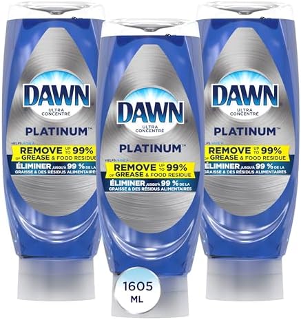 Dawn Platinum EZ-Squeeze Dish Soap Liquid, Dishwashing Liquid, Gr...