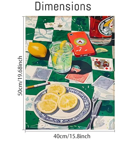 Vintage Fruit Paint by Numbers Kit for Adults, DIY Acrylic on Canvas 16x20 Inches