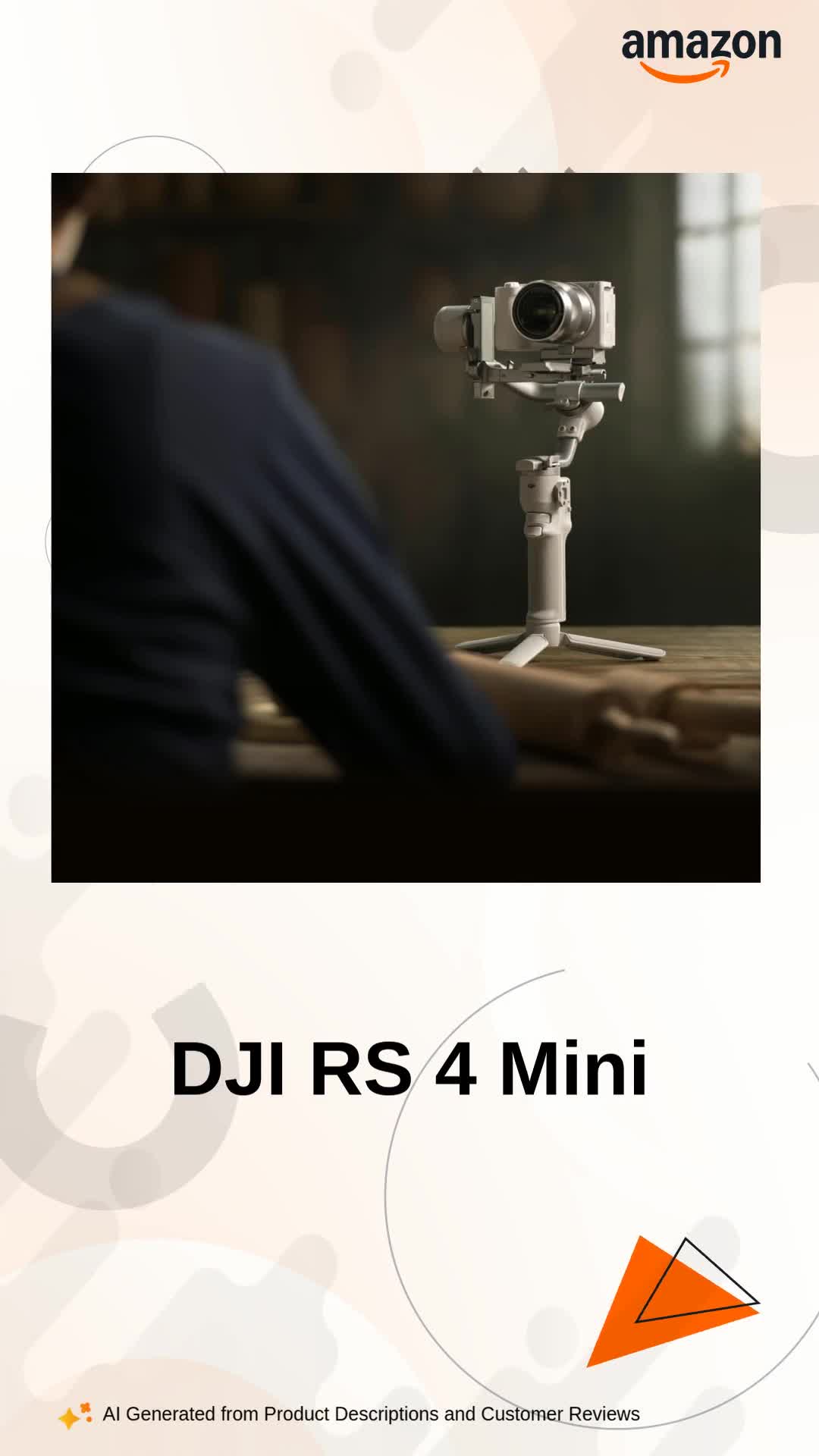 DJI RS 4 Mini, Gimbal Stabilizer for Cameras Canon/Sony/Panasonic