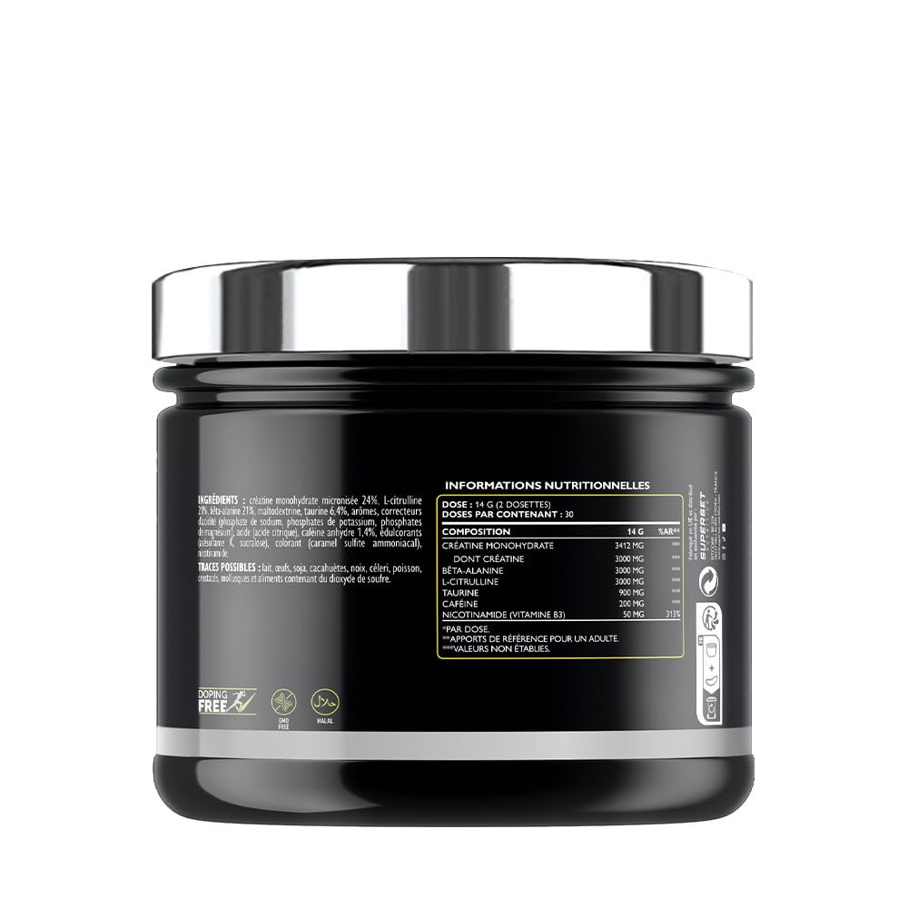 Programa de aumento muscular en seco confirmado - 100% Whey Proteine Advanced 2kg Choco Nut - No Pump Xtreme - Créa Max