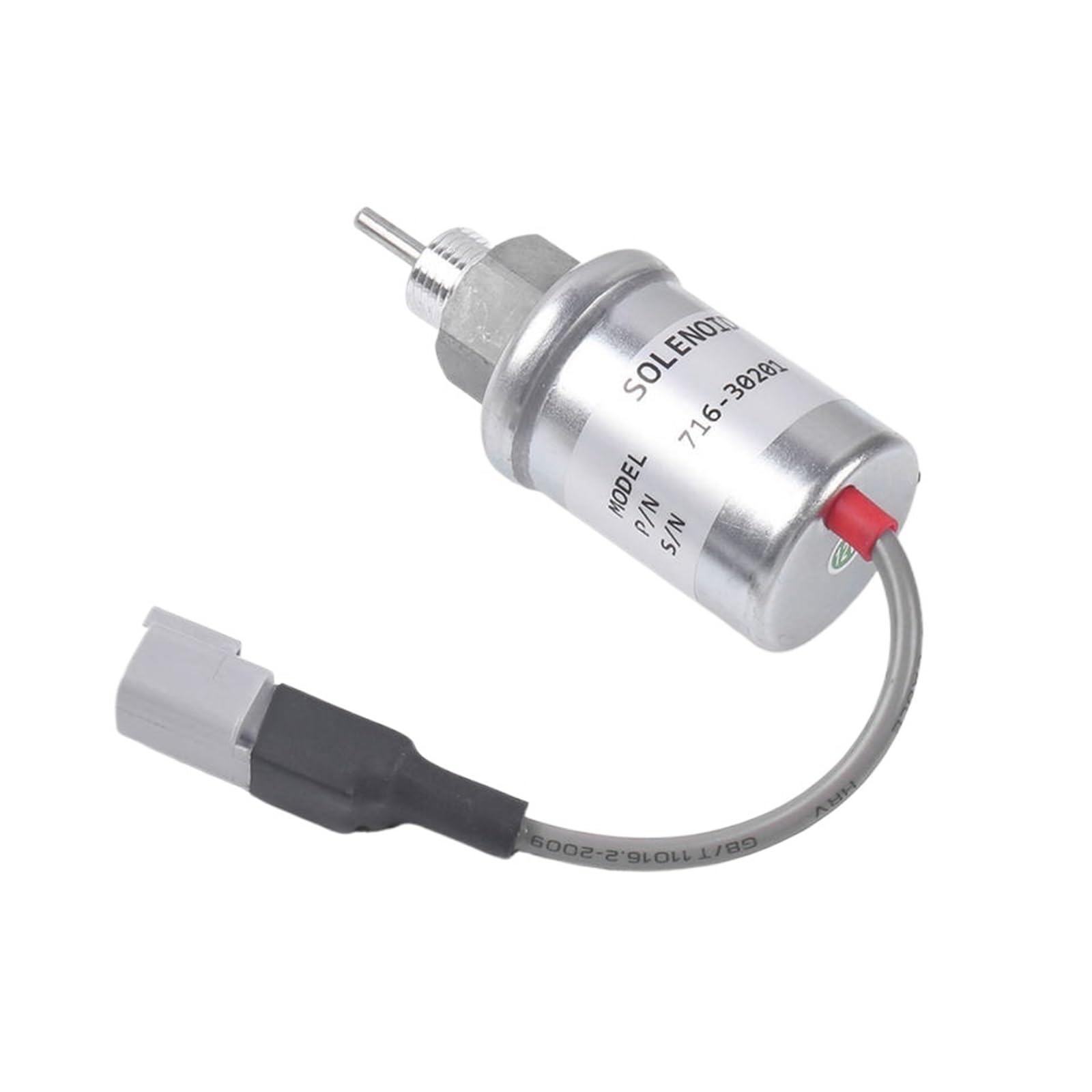 Stop Solenoid 716/30201 71630201 716-30201 Compatible with Excavator 8040ZTS 8045ZTS 8035ZTS 8018 8027Z 803 Plus 802.7