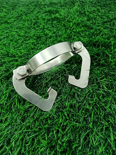 Image of Stainless Steel O-Type Quick Coupling Clamp Ring | HeavyDuty Lock Clamp for Irrigation Pipe Coupler /Hose Coupling Connector | Rust Resistant Ring for Agriculture & Garden Use-20 Pcs | 3 inch