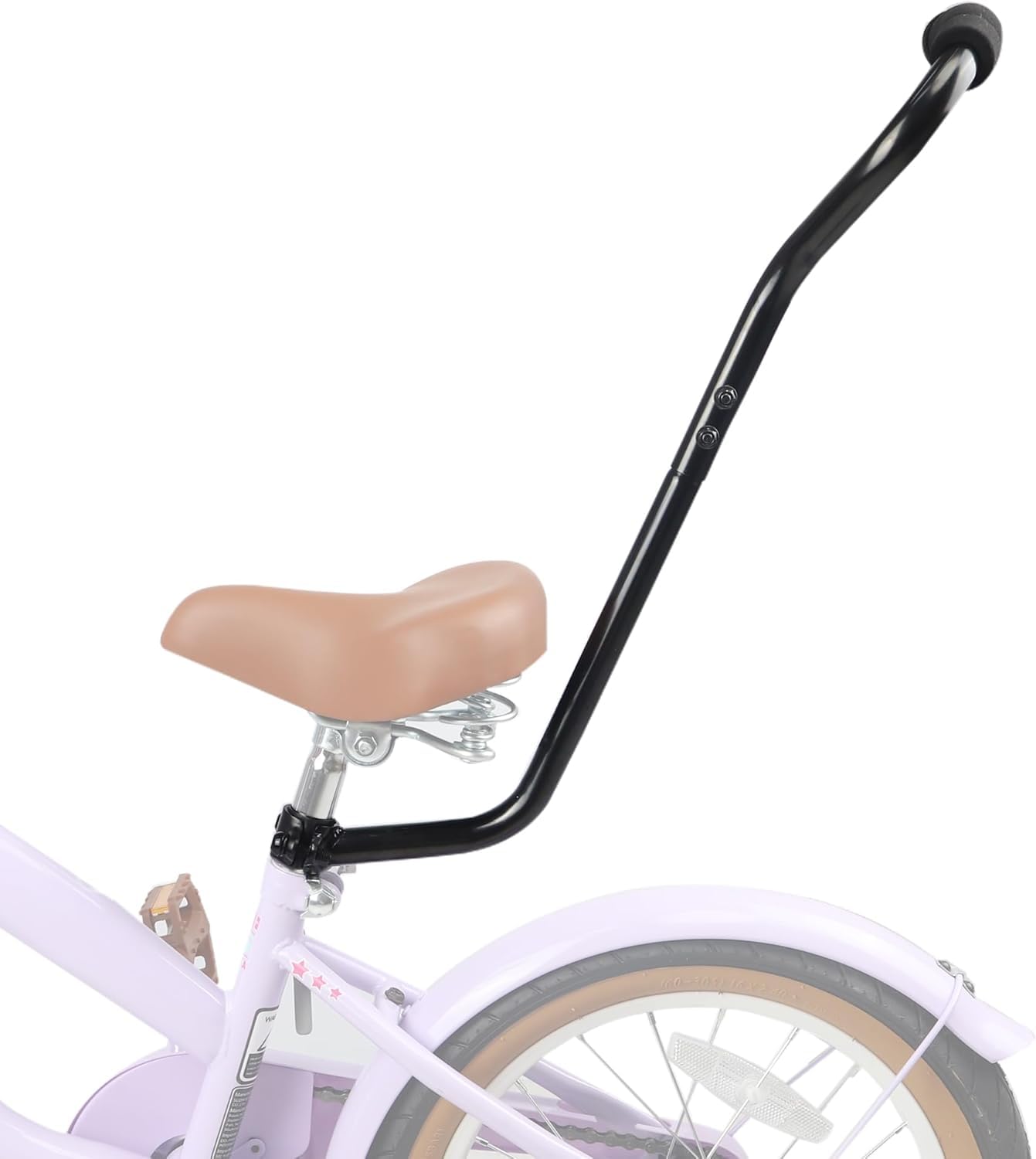 ZUKKA Fahrrad Training Universal Schubstange Trainer Handle Balance Push Bar Fahrrad Lernen Handle Push Bar für Fahrrad-Unisex Erwachsene,Schwarz