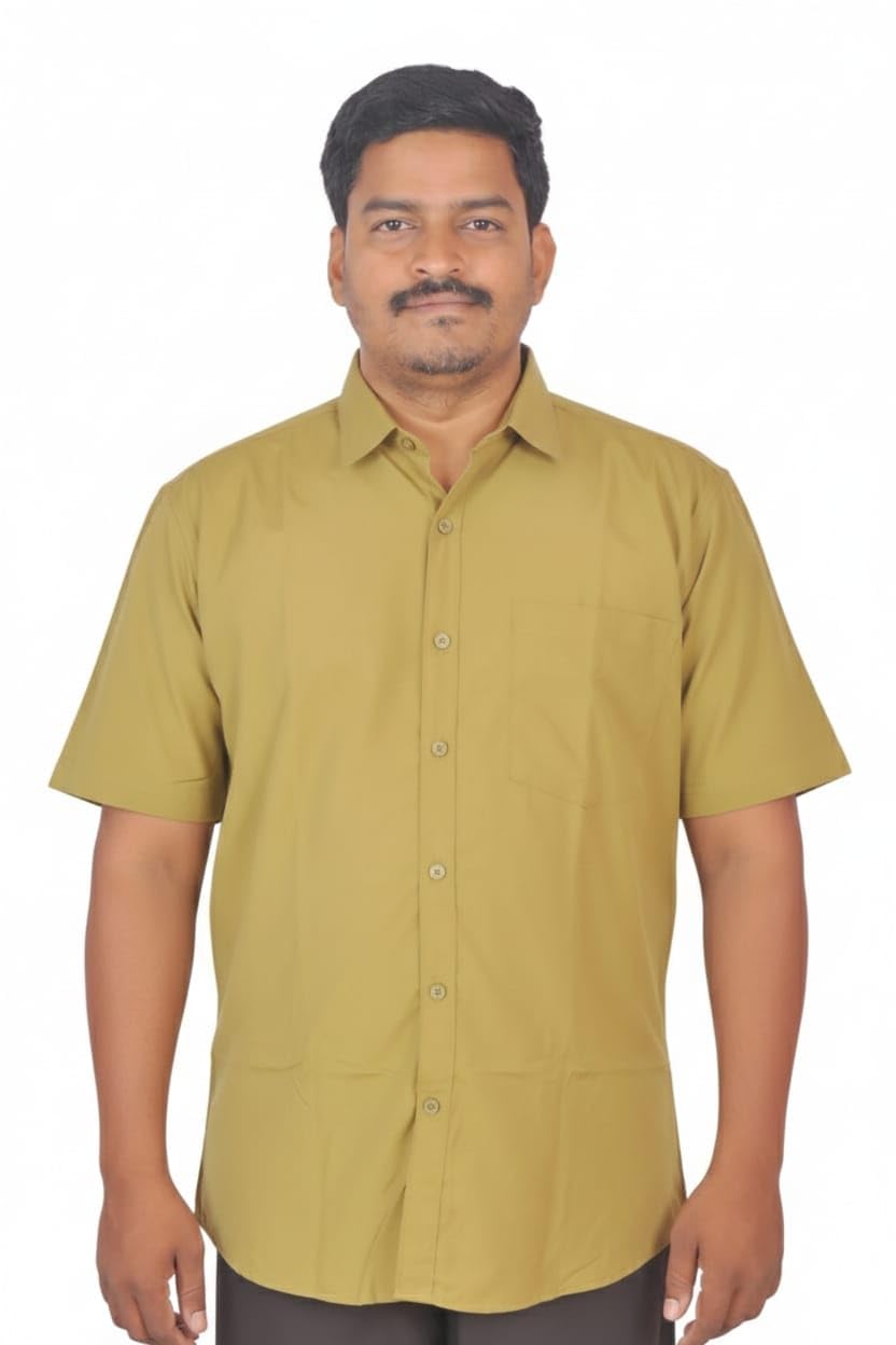 samskar premium shirts Khaki Shirts for Mens/Auto Driver/Mechanic Workers/Mechanic Students-picture-17