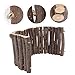 Yardwe 1Pc Hamster Wood Fence Natural Light Brown Pet Shelter for Animals Safe Chew Tool Enrichment Habitat Accessory for Hamsters Turtles and Reptiles