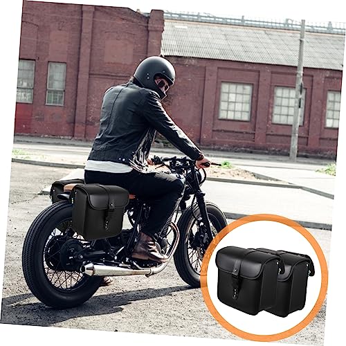 Bolsa lateral para motocicleta gran capacidad para herramientas y decoración miniatura 5