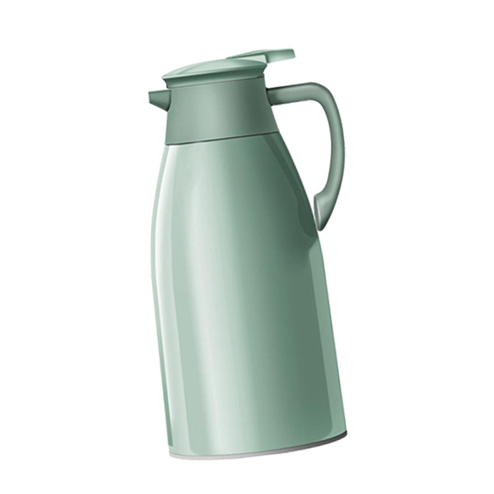 Ailan Caraffa per caffè isolata sottovuoto che la freschezza offrendo al contempo una presa e un controllo facili a ogni versamento. Distributore di, Verde, 1.9 litri