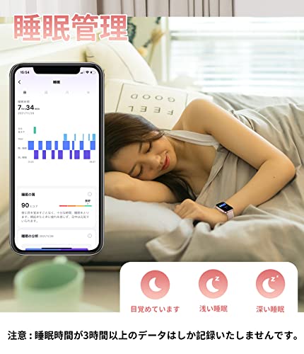 スマートウォッチ【2026年アップグレード版】 iOS/Android対応 1.7インチ大画面 Bluetooth 5.4通話 LINE/SMS通知 活動量計 24時間健康管理 腕時計 60＋運動モード ベルト交換可能 IP68防水 100＋文字盤 遠隔撮影 天気予報 男女多機能スマートウォッチ (ピンク)