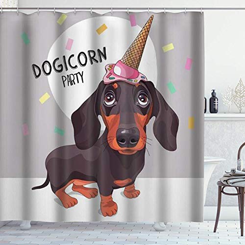 DYCBNESS Cortina de Ducha